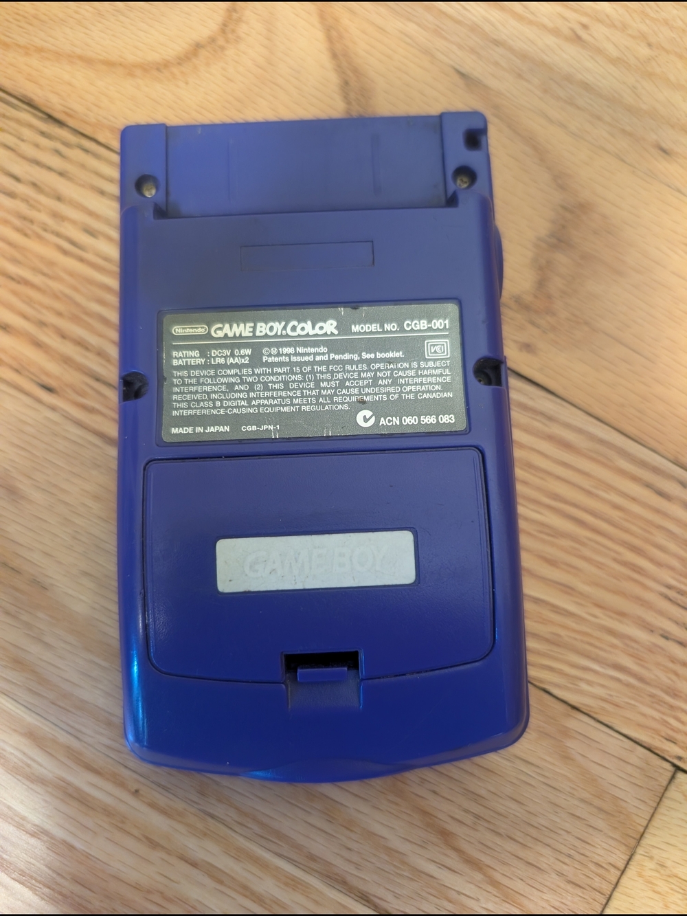 Nintendo Game Boy Color CGB-001 Purple Bundle Pokémon Pinball + A Bug’s Life - Picture 4 of 7